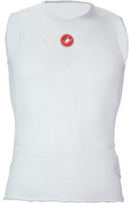 img 1 attached to Men's White Sleeveless Baselayer by Castelli Pro Issue