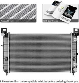 img 3 attached to 🚗 Premium AUTOSAVER88 28'' Core Radiator for Chevy Silverado Sierra, Suburban Tahoe, GMC Yukon, 4.3L-6.0L V6 V8 - ATRD1035