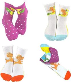 img 1 attached to 🦕 PBS Kids Dinosaur Train Socks - Fun, Colorful & Silly Dinosaur Theme - 6 Pairs