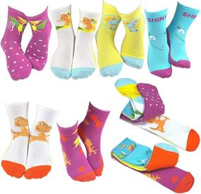 img 3 attached to 🦕 PBS Kids Dinosaur Train Socks - Fun, Colorful & Silly Dinosaur Theme - 6 Pairs
