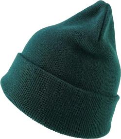 img 4 attached to 🧢 BRUCERIVER Classic Slouchy Beanie Cap: Stylish Knit Hats for Men & Women with Exceptional Elasticity