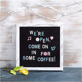 img 1 attached to 📚 Felt Letter Board Pouches: Enhance Your Retail Store with Premium Letters and Fixtures