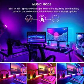 img 1 attached to 32.8ft AZIMOM LED Strip Lights, Waterproof WiFi Smart Color Changing LED Strips, Compatible with Alexa/Google/ISO, SMD 5050 LED Rope Light for Bedroom, Home, and Kitchen - App & Remote Controlled Tape Light