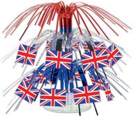 beistle 57371 british cascade centerpiece logo