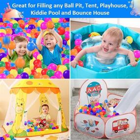 img 1 attached to Exploring Fun: N C Plastic Toddlers Tunnel 🍭 Candy 100 - A Sweet Adventure for Little Ones!