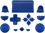 enhanced control mod kit set with full buttons, triggers, and dual springs for playstation 4 ps4 controller dualshock 4 (blue) логотип