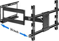 📺 chainstone long arm corner tv mount: full motion bracket for 37-70 inch tvs, up to 121 lbs, vesa 600x400mm logo