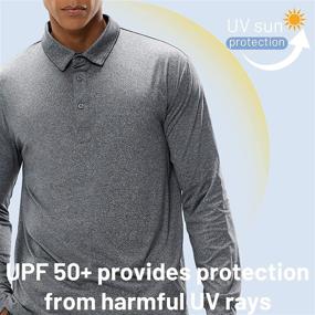 img 3 attached to MIER Collared Athletic T Shirts Protection Men's Clothing for Shirts