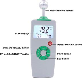 img 3 attached to 📊 Digital Wood Moisture Meter CD-200: Water Leak Detector with Backlit LCD, Ball Probe for Measuring Building Materials, Firewood, Walls, Paper, and Floors