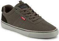 👟 levis charcoal men's casual contrast sneaker shoes logo