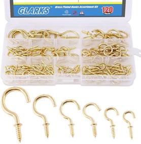 img 4 attached to 🎉 Enhance Your Hanging Display with Glarks 120-Piece Plated Assortment