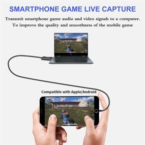 img 2 attached to 📹 Idealforce HDMI to USB 2.0 Capture Card: 4K 60FPS Input, 1080P 60FPS Output for Game Streaming, Live Broadcast, Facebook Streaming & Video Recording