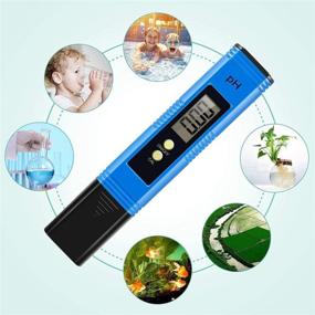 img 2 attached to FOMOOUR pH Meter - High Accuracy Water Quality Tester - 0.01 pH Measurement Range - Ideal for Water, Brewing, Food, Soil, Sauce, and Laboratory Testing - Includes TDS Meter and pH Pen