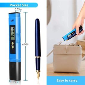 img 3 attached to FOMOOUR pH Meter - High Accuracy Water Quality Tester - 0.01 pH Measurement Range - Ideal for Water, Brewing, Food, Soil, Sauce, and Laboratory Testing - Includes TDS Meter and pH Pen