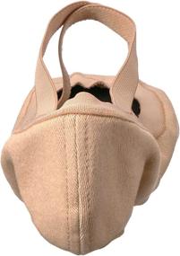 img 2 attached to 🩰 Ultimate Comfort and Flexibility: Bloch Dance Men's Synchrony Split Sole Stretch Canvas Ballet Slipper/Shoe