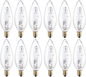 img 2 attached to 💡 Philips 419200 60W Halogen B11 Blunt Tip Candelabra Base Dimmable Light Bulb, Soft White, 12 Pack