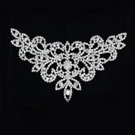 💎 dazzling crystal rhinestone applique for fashionable belt sewing logo