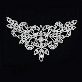 img 4 attached to 💎 Dazzling Crystal Rhinestone Applique for Fashionable Belt Sewing