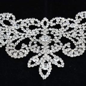 img 2 attached to 💎 Dazzling Crystal Rhinestone Applique for Fashionable Belt Sewing