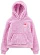 levis girls sherpa hoodie buttercream girls' clothing logo