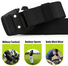 img 2 attached to WYuZe Tactical Military Elastic Stretch Men's Accessories