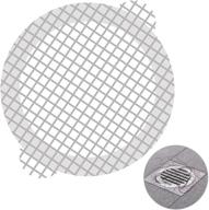 🛁 25-pack shower drain hair catcher mesh stickers - effective hair catchers for showers logo