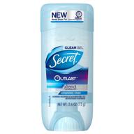 💪 long-lasting secret outlast clear gel antiperspirant for women - completely clean scent, 2.6 oz logo