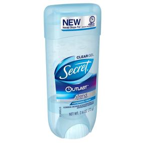 img 3 attached to 💪 Long-Lasting Secret Outlast Clear Gel Antiperspirant for Women - Completely Clean Scent, 2.6 Oz