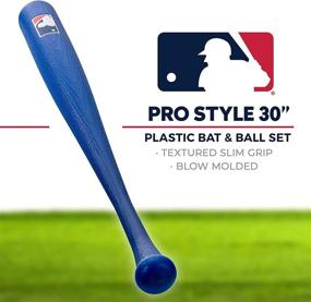 img 3 attached to ⚾ Discover the Authentic Franklin Sports MLB 30&#34; Plastic Bat &amp; Ball Set!