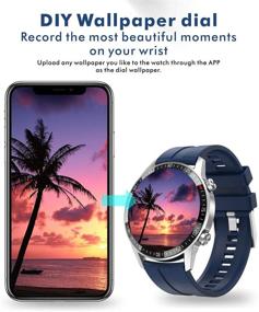 img 3 attached to Speaker Fitness Waterproof Smartwatch Compatible