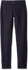 img 4 attached to Nautica Little Skinny Stretch Jeggings: Trendy Girls' Clothing for a Comfy and Stylish Look