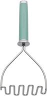 🍴 kitchenaid aqua sky gourmet stainless steel wire masher, 10.24-inch logo