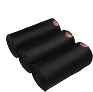 convenient begale small 1.2 gallon drawstring black trash bags - 110 counts/ 3 rolls logo