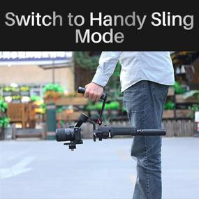 img 2 attached to 🎥 Enhance Your Video Shooting with UURig DH13 Dual Handle Grip for DJI Ronin S/Ronin SC Camera Stabilizer: Adjustable Extension for Microphone, Light, and Monitor