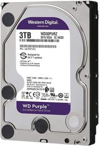 img 3 attached to 💾 3TB Surveillance Hard Drive - WD Purple, Intellipower 3.5", SATA 6 Gb/s, 64MB Cache, 5400 RPM - FFP Option