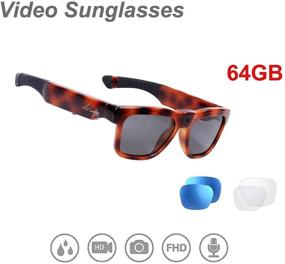 img 3 attached to 🕶️ OhO Mini Camera Sunglasses: Water Resistant Ultra Full HD Camera with 64GB Memory & Polarized Lens for Indoor/Outdoor Use