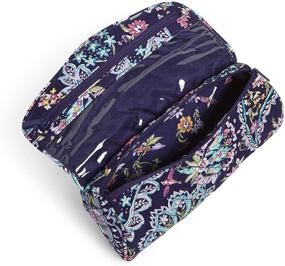 img 1 attached to 🎨 Vera Bradley Cotton on a Roll Makeup Brush & Pencil Case Cosmetic for Women