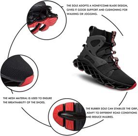 img 3 attached to MOMDIWEI Running Athletic Breathable Sneakers Men's Shoes