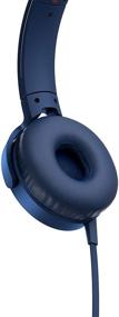 img 3 attached to Sony XB550AP On-Ear Headset/Headphones with Mic - Enhanced Bass, Blue