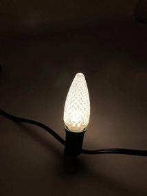 img 1 attached to Dazzling Faceted Christmas Lights: Dimmable Outdoor Replacement Solution