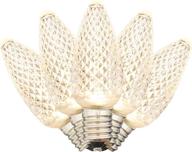 dazzling faceted christmas lights: dimmable outdoor replacement solution logo