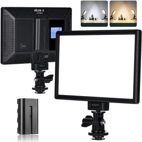 img 4 attached to 🎥 VILTROX L116T Key Light LED Video Light Panel - Studio Photography, YouTube, Conference Live Broadcast - Battery Included - Perfect for Vlog Lighting, Recording - Adjustable Color Temperature 3300K-5600K