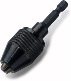 img 4 attached to 🔧 NEIKO 20753A Keyless Chuck Conversion Adapter: Transform Cordless Screwdrivers into Powerful Drills in Seconds! For Round-Shank Drill Bits, No Keys Needed for Tightening with 1/4” Hex Shank.