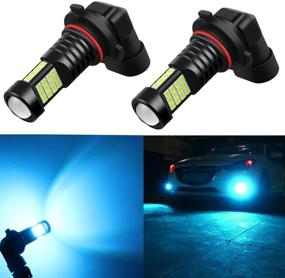 img 4 attached to 🔵 Alla Lighting 2000 Lumens HB4 9006 LED 8000K Ice Blue Fog Lights Bulbs - Ultra Bright Upgrade, High Power 3030 36-SMD 8K Replacement for 55W Halogen Lamps