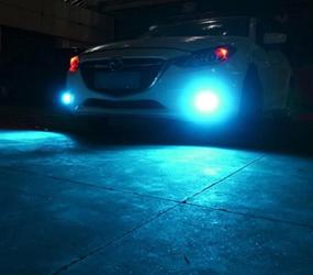 img 2 attached to 🔵 Alla Lighting 2000 Lumens HB4 9006 LED 8000K Ice Blue Fog Lights Bulbs - Ultra Bright Upgrade, High Power 3030 36-SMD 8K Replacement for 55W Halogen Lamps