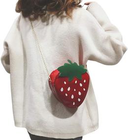 img 1 attached to Candice Strawberry Crossbody Shoulder Handbag Women's Handbags & Wallets