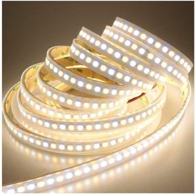 img 4 attached to 🌈 LEDENET 16.4ft Bi-Color Dual White Flexible 5050 LED Strip - Super Bright Adjustable Warm Cold Combo Color Temperature, 2800K-7000K, 600 LEDs Ribbon Lamp with Silicone Sleeving for Outdoor Lighting, DC 24V