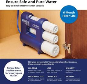 img 2 attached to Enhance Your Water Quality with Brita Total360 BRDWPS Water Purifier, Blue