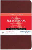stillman & birn alpha series softcover sketchbook, 5.5" x 8.5", 150gsm (heavyweight), white paper, medium grain surface - enhanced for seo logo