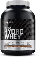 🏋️ optimum nutrition platinum hydrowhey protein powder, 100% hydrolyzed whey protein isolate, turbo chocolate flavor, 3.61 lbs logo